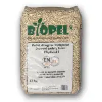 Biopel Smrkové pelety EN PLUS A1 světlé Biopel – certifikované pelety do kotle 15kg