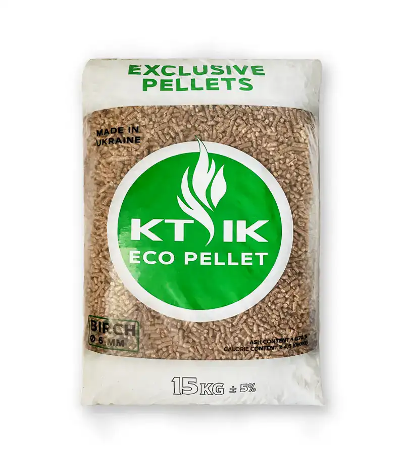 Březové pelety A1 KTIK – certifikované pelety do kotle a kamen 15kg