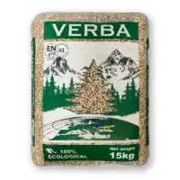 VERBA borovicové pelety EN PLUS A1 světlé VERBA – dřevěné pelety do kotle 15kg